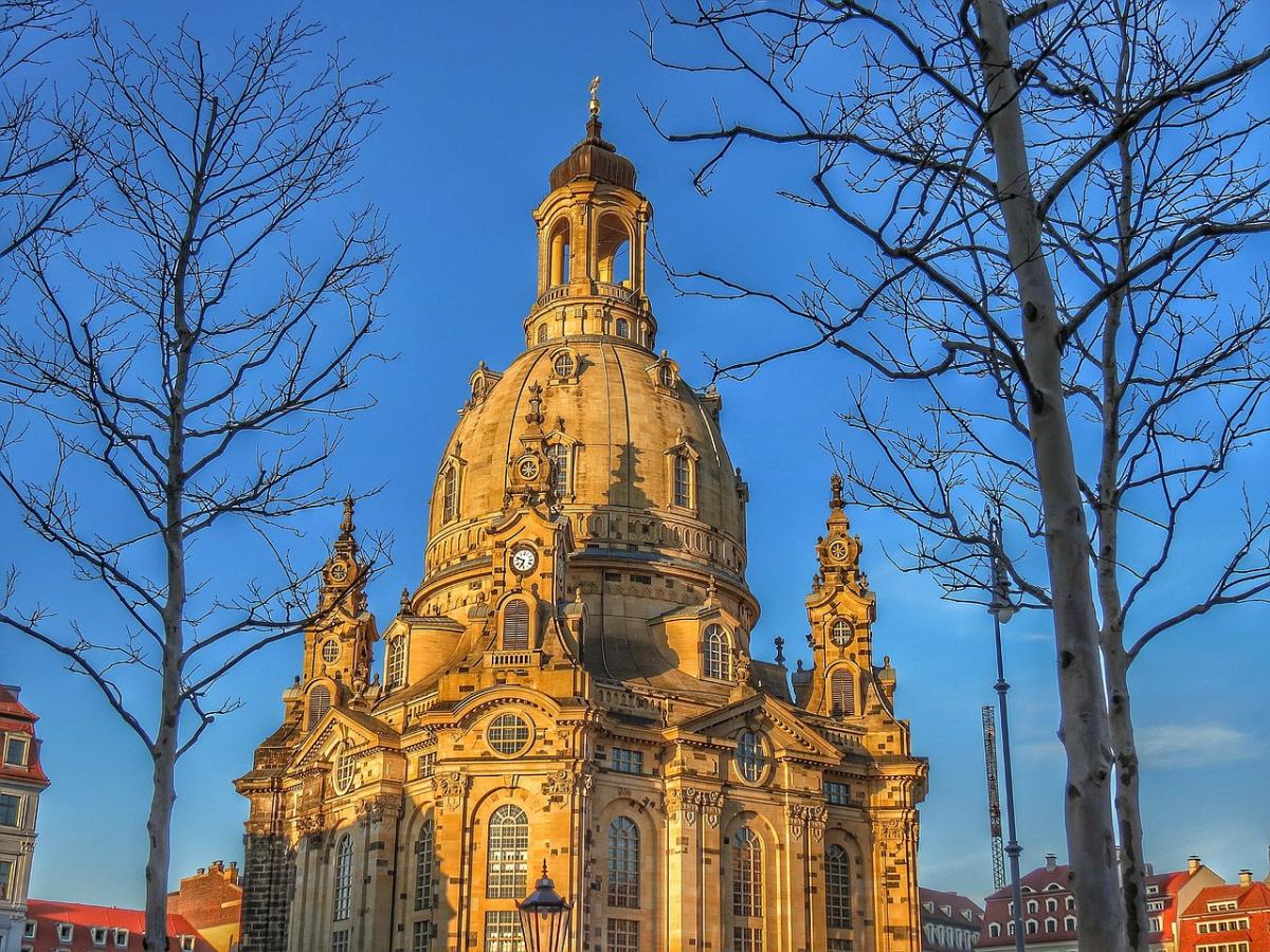 Frauenkirche im Winter