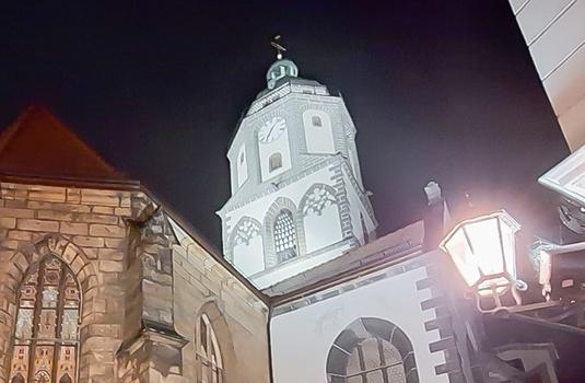 37 Porzellanglocken spielen im Turm der Frauenkirche Meißen. © K. König