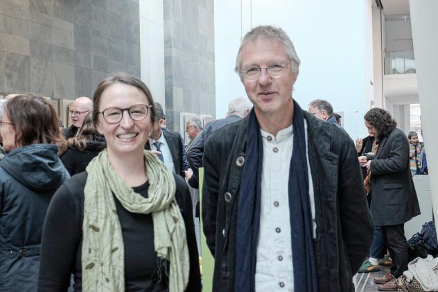 Abschied und Neubeginn: Am Sonntag wurde Christian Lehnert aus seinem Amt als wissenschaftlicher Geschäftsführer des Liturgieinstituts in Leipzig verabschiedet. Simone Ziermann übernimmt. © Johannes Böckmann