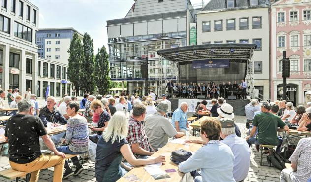 Die »Kulturkirche 2025« lud zu einem Freiluftgottesdienst in Chemnitz ein