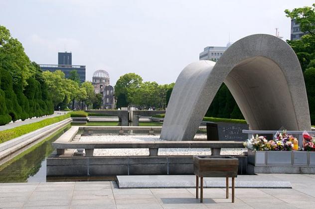 Kenotaph im Friedenspark von Hiroshima