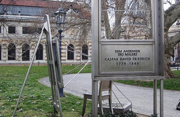 Denkmal für Caspar David Friedrich in Dresden