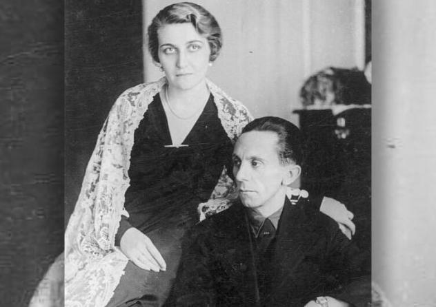 NS-Ideal: Magda Goebbels mit ihrem Mann Joseph Goebbels, NS-Propagandaminister.