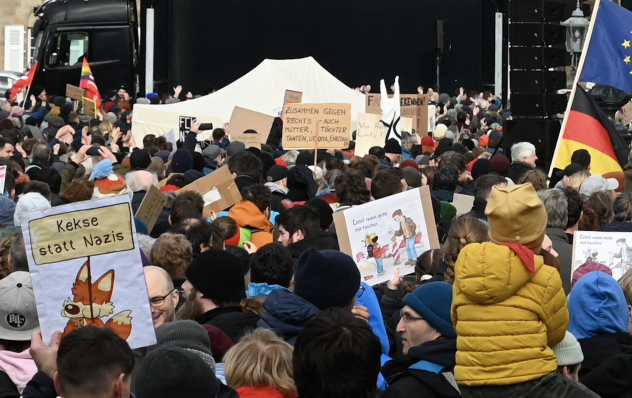 Demo gegen rechts Dresden 2024