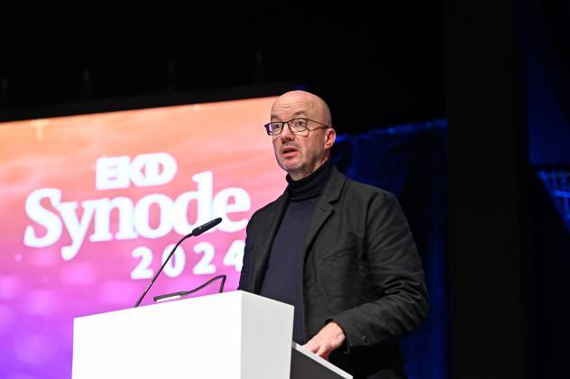 Bischof Tobias Bilz, Landesbischof der Evangelisch-Lutherischen Landeskirche Sachsens, wurde zum Vize-Ratsvorsitzenden der EKD gewählt. Foto: epd-bild/Heike Lyding