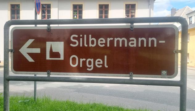 Silbermann, Freiberg, Straße der Musik