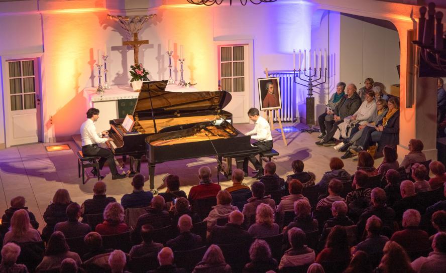 Treue Fangemeinde: Die Lutherkirche in Lichtenstein war zum Konzert voll besetzt. © Matthias Pfeiffer