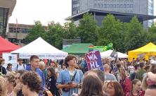 Demonstration Leipzig Landtagswahl 