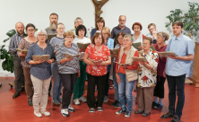 Singen in guter Gemeinschaft: Der Chor der St. Bartholomäus Kantorei Treuen. © M. Rosenbaum