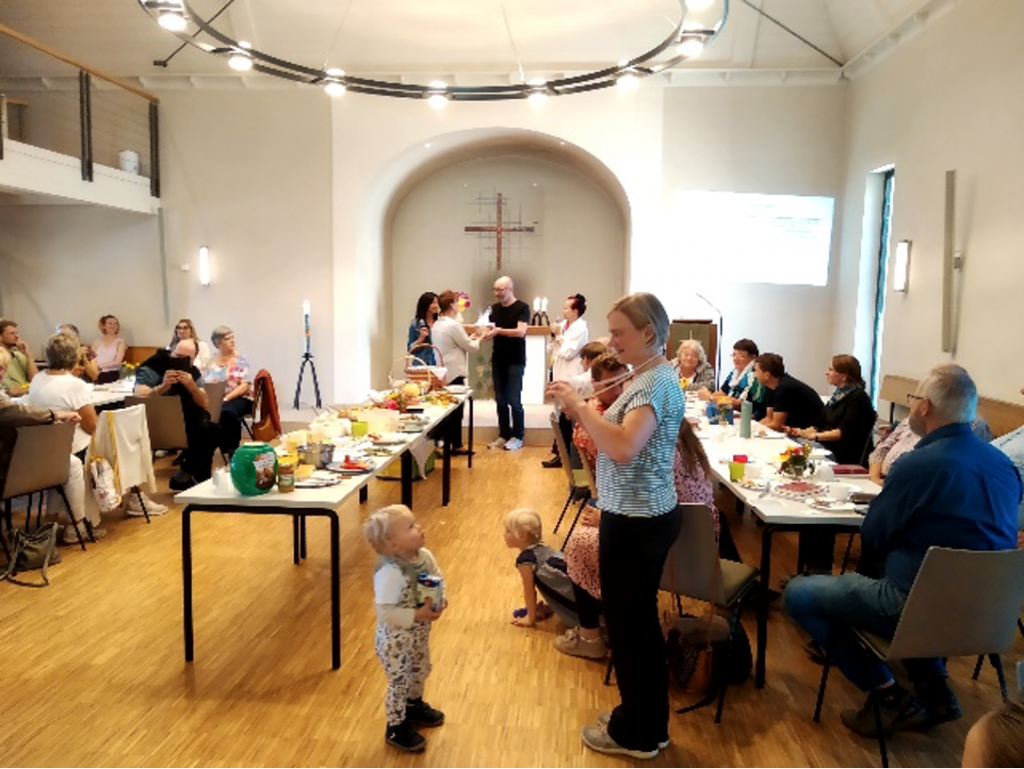 Gottesdienst mit Brunch nach dem Partnerschaftstreffen. © A. Tasche