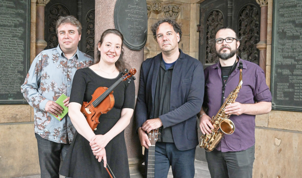 Die Band: Tobias Petzoldt, Magdalena Adler, Marco Fiedler, Martin Reichel (v. l.) © Steffen Giersch