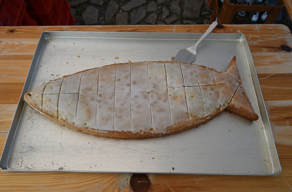 Passender Kuchen zum Tauffest an der Elbe. © Steffen Giersch