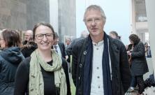 Abschied und Neubeginn: Am Sonntag wurde Christian Lehnert aus seinem Amt als wissenschaftlicher Geschäftsführer des Liturgieinstituts in Leipzig verabschiedet. Simone Ziermann übernimmt. © Johannes Böckmann