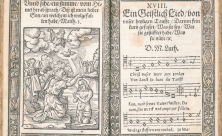Das Gesangbuch von Valentin Babst (Leipzig 1545) ist eins der prachtvollsten lutherischen Gesangbücher. Es befindet sich im Bestand des Bachhauses Eisenach. © Scan: Bachhauses Eisenach